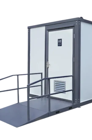Accessible Portable Restroom for persons with disabilities