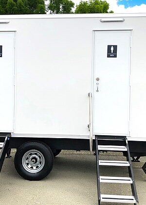 EcoComfort 4-Station Mobile Restroom Trailer