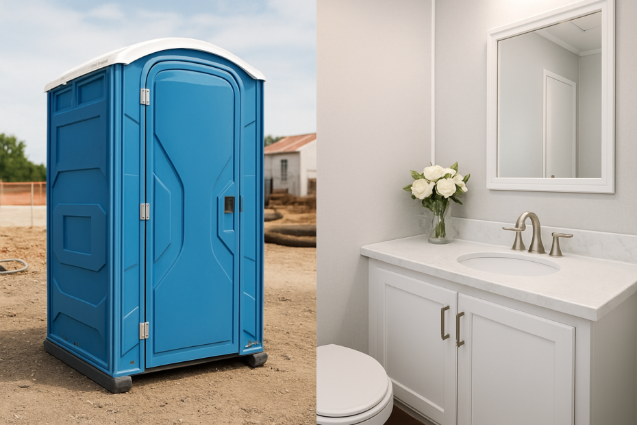 A Complete Guide to Choosing the Right Portable Restroom: Porta Potty vs. Restroom Trailer